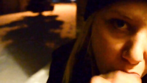 18 Year Old Backyard Blowjob Summer VS Winter