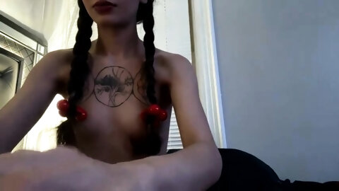 Small titted teen amateur rides dong and she loves it