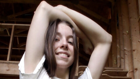 I don't have much under my shirt, but I'll show you everything I have