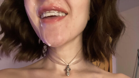 want to glaze my mouth and chest even more?