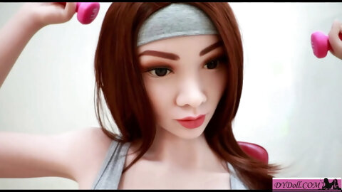 Petite hot girl sex doll with cute face and small boobs