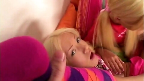 Lil Lexy Licking and Lesbian Dildo